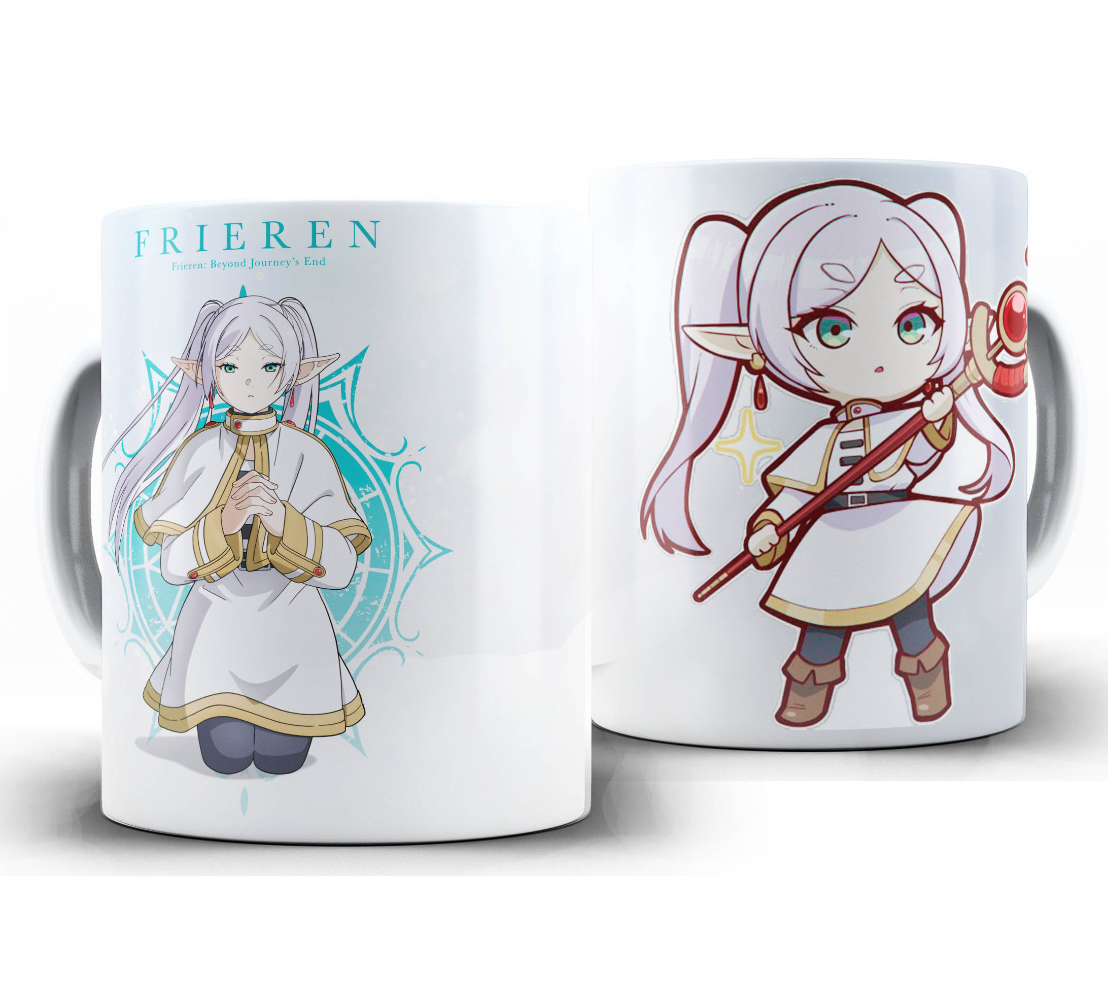 Caneca Anime - Frieren Beyond Journeys End W18 - Frieren Chibi
